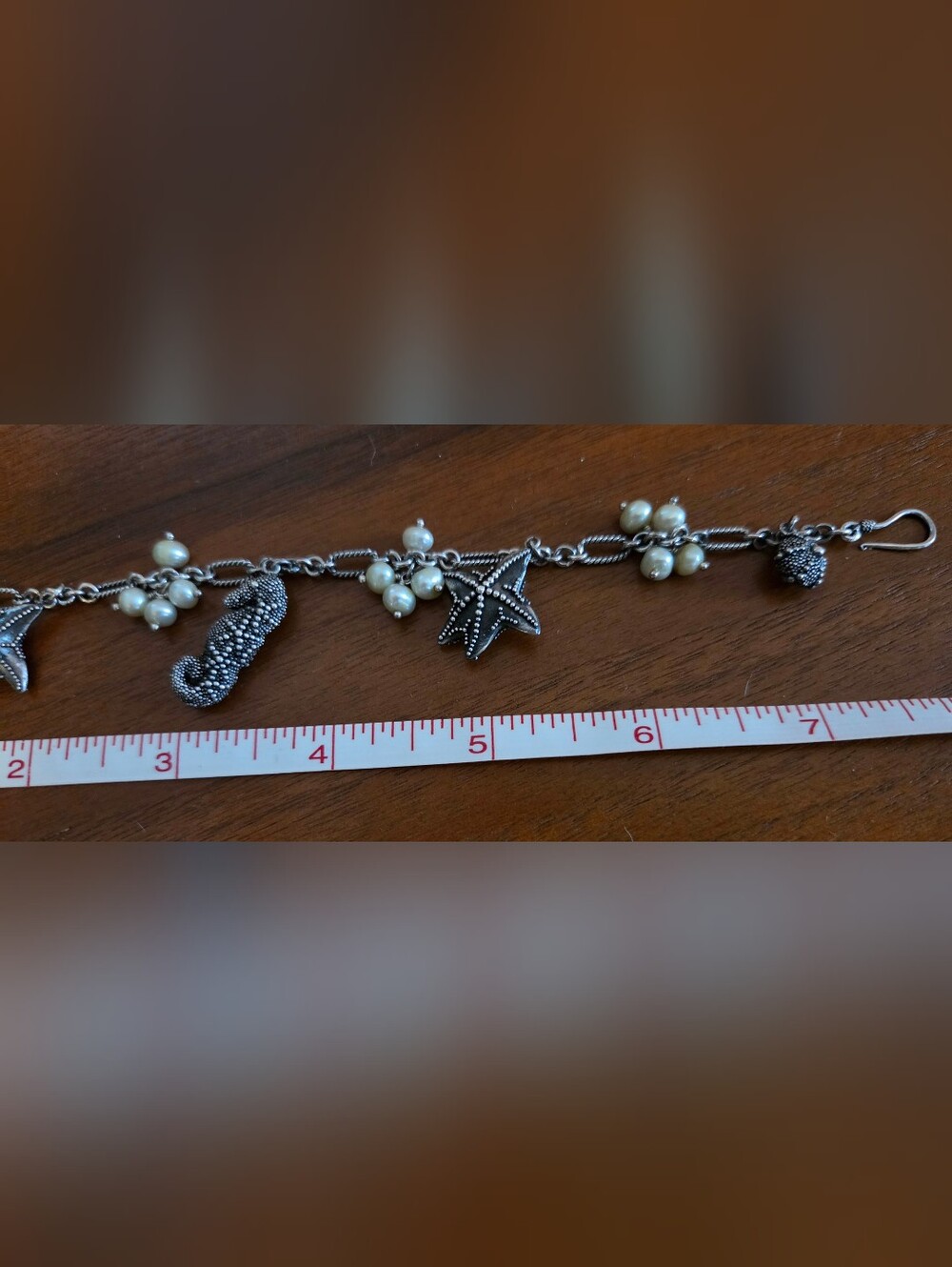 Vintage Sajen Aquatic Charm Bracelet